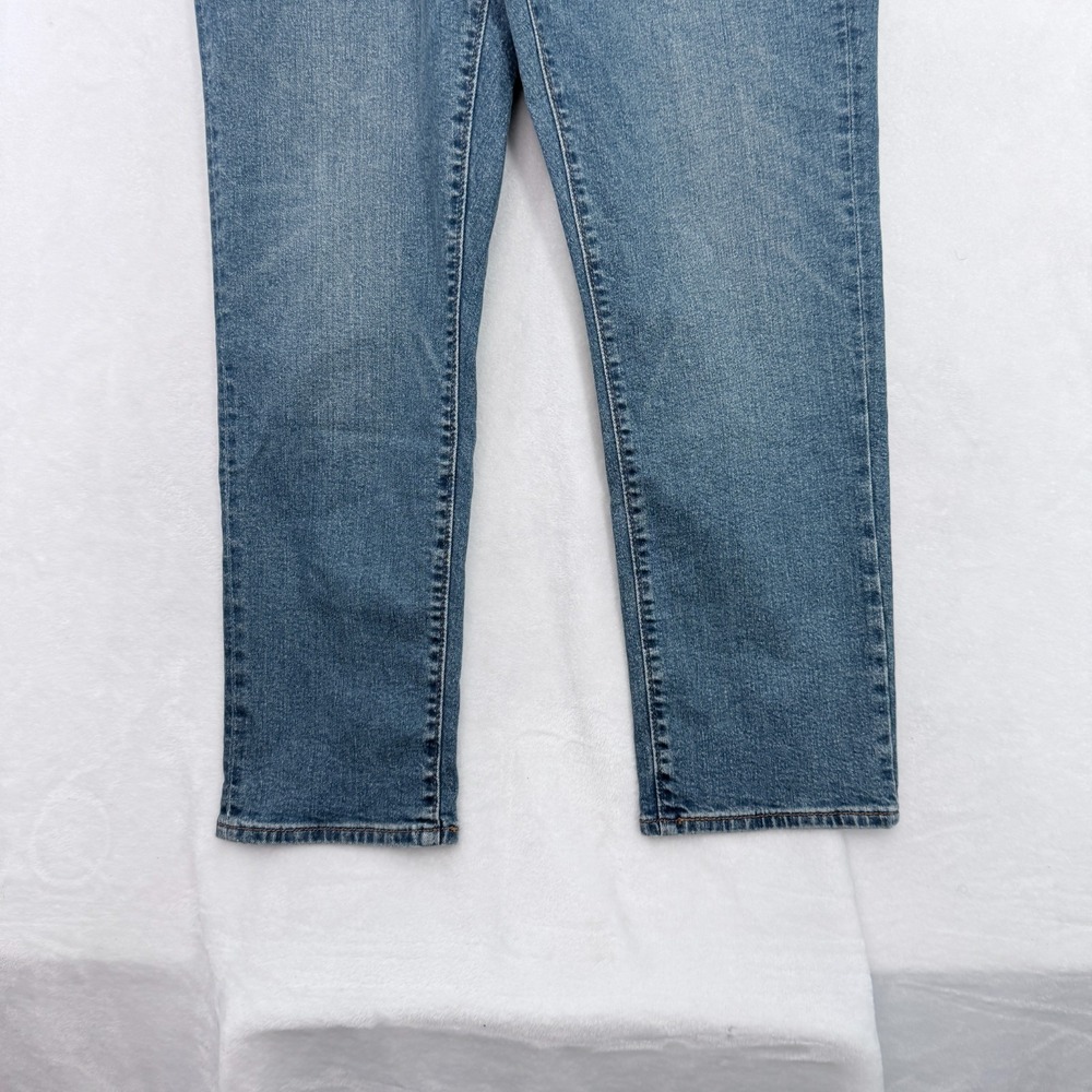 Levis Wedgie Straight Jeans Womens 32 (34x28) Blue Stretch - Picture 9 of 11